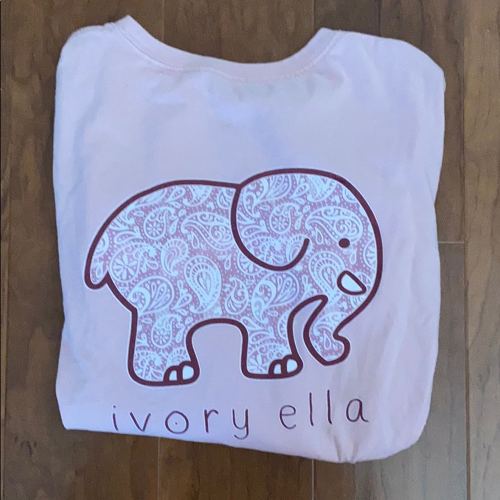 Baby pink Ivory Ella long sleeve T-shirt